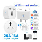 Tuya Smart Life Wi-Fi Smart Plug UK 16A 20A